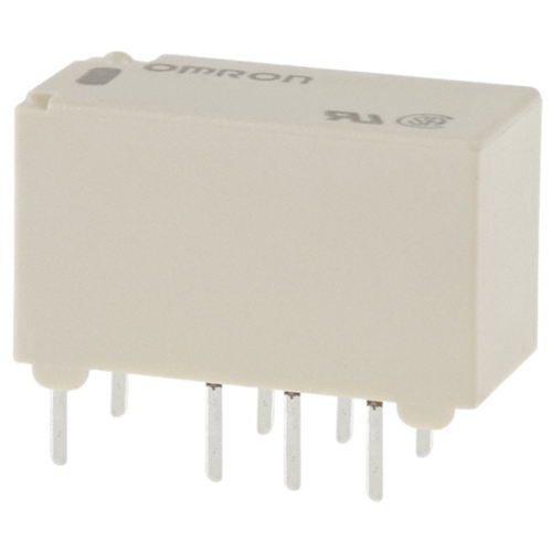 Pack of 2 G6S-2 DC3 Signal Relay 3VDC 2A DPDT(14.8x7.3x9.2)mm THT, RoHS