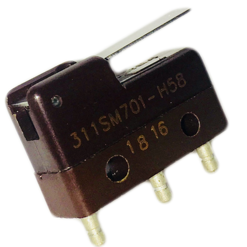 311SM701-H58  Basic / Snap Action Switches BASIC SW SPDT 4 A 250VAC STR LVR ACTR