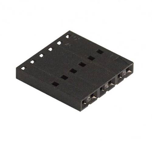 Pack of 10   50-57-9006   Connectors Receptacle 6 Rectangular - Housings Black 0.100" (2.54mm) : RoHS