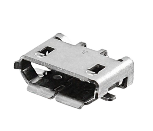 Pack of 4 1981568-1  USB - micro B USB 2.0 Receptacle Connector 5 Position Surface Mount, Right Angle