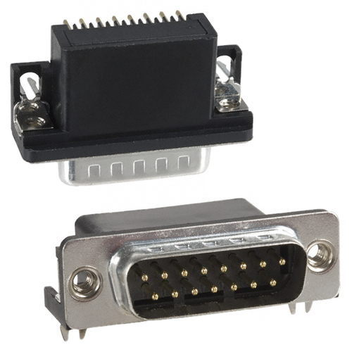 Pack of 2  183-015-113R531  Connector D-Sub Plug 15 Position R/A SLDR  :RoHS