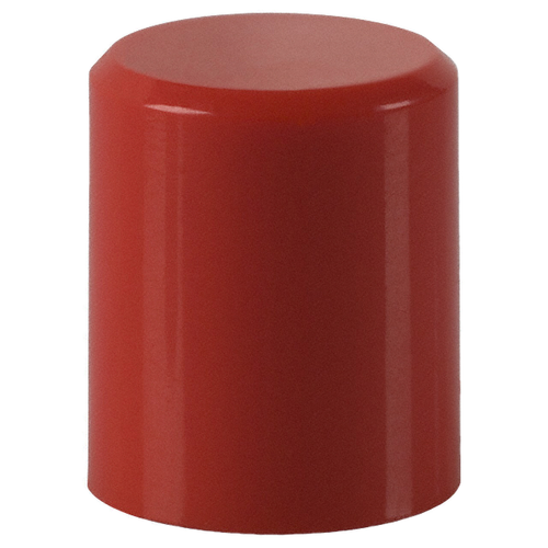 F0203  Round Pushbutton Switch Cap Red Snap Fit :RoHS