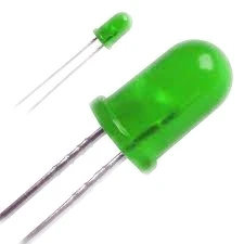 Pack of 10  L53GD  Standard LED T-1 3/4 (5 mm) Through Hole Green Diffused