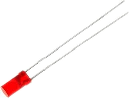Pack of 10  L424SRDT   LED Uni-Color Red 660nm 2-Pin T-1