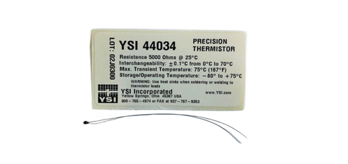 YSI-44000 Series Epoxy Encapsulated Thermistors, 5000hms, Boxed, RoHS