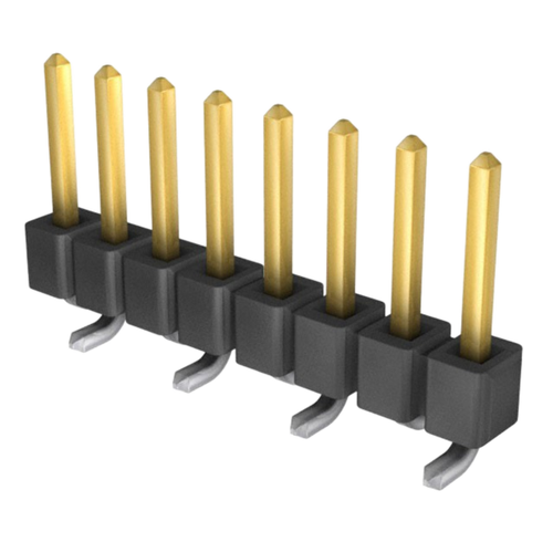 Pack of 5 TSM-108-01-L-SV-P-TR Conn Unshrouded Header HDR 8 POS 2.54mm Solder ST Top Entry SMD, Cut Tape, RoHS