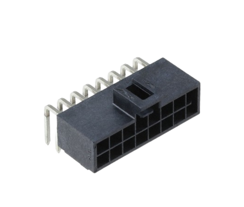 Pack of 2  1053141316  Connector Header Through Hole, Right Angle 16 position 0.098" (2.50mm)