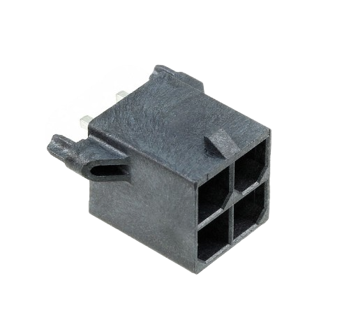 Pack of 4 0768290004  Connector Header Through Hole 4 position 0.224" (5.70mm)