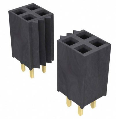Pack of 6   SSW-110-01-G-D   Connector 20 Position Receptacle 0.100" (2.54mm) Through Hole Gold : RoHS