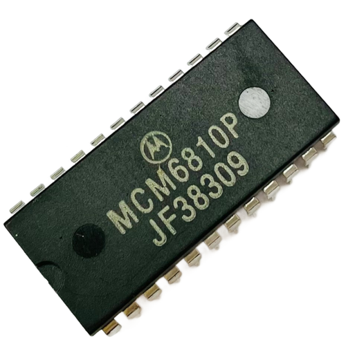 MCM6810P   Static RAM, 128x8, 24 Pin, Plastic, DIP