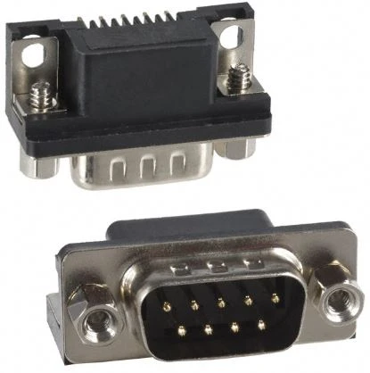 Pack of 4   182-009-113R181   Connector 9 Position Plug D-Sub, Male Pins : RoHS