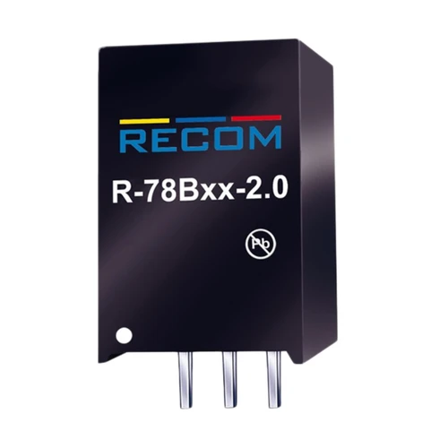 Pack of 2 R-78B5.0-2.0 Module DC-DC 24VIN 1-OUT 5V 2A 10W 3-Pin SIP Module Tube, RoHS