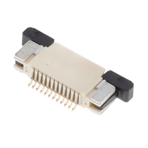 Pack of 17 F32Q-1A7H1-11012 Flex Connector 0.50mm Pitch Height 2.00mm Right angle Slider type ZIF Upper contact 12 position, Cut Tape, RoHS