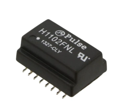 Pack of 6 H1102FNL  Base-T Pulse Transformer  350µH LAN 10G 1CT:1CT Transmitter, 1CT:1CT Receiver Surface Mount