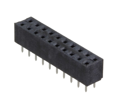 Pack of 5 0791077009  Connector 20 Position Receptacle 0.079" (2.00mm) Through Hole Gold