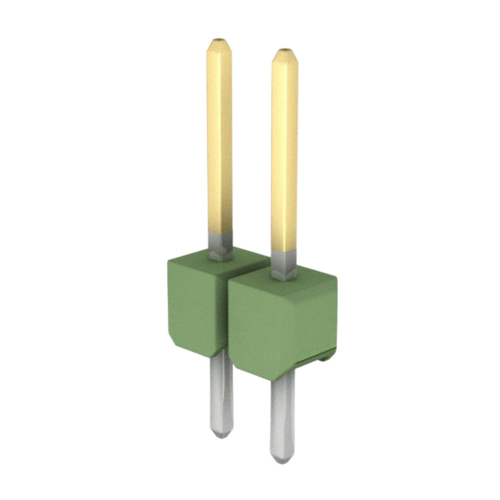 Pack of 5  826629-2  Conn Unshrouded Header HDR 2 POS 2.54mm Solder ST Top Entry Thru-Hole Carton, Bulk, RoHS