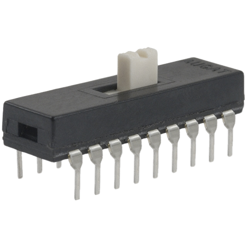 3-1825010-8  Slide Switch 6PDT Through Hole :RoHS, ASE62G04