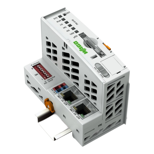 750-8100  Controller PFC100, 2 x Ethernet, eco, light gray