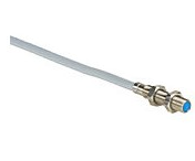 1202530015 DW-AD-504-M5 Contrinex inductive proximity sensor, tubular, 5mm diameter x 25mm body, nickel silver housing, NPN, N.O. output, 2.5mm sensing distance, semi-flush, 800 Hz switching frequency, IP67, pigtail, RoHS