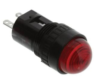 AP6M222-R   LED Panel Indicator Red 24V Solder Lug : RoHS