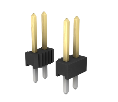 Pack of 2 7-146256-0  Connector Header Through Hole 40 position 0.100" (2.54mm)