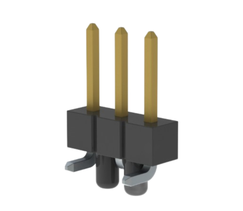 Pack of 4 TSM-103-01-L-SV-A-P-TR  Connector Header Surface Mount 3 position 0.100" (2.54mm)