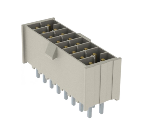 Pack of 4 IPL1-108-01-L-D-K  Connector Header Through Hole 16 position 0.100" (2.54mm)