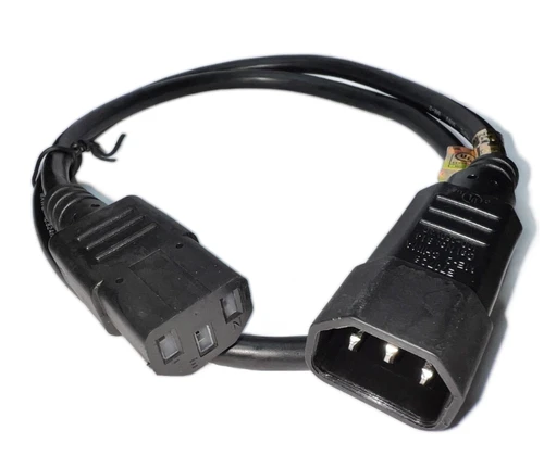 P004-003   Cable Power Cord 3.00' (914.4mm) Black IEC 320-C14 To IEC 320-C13 SJT : RoHS