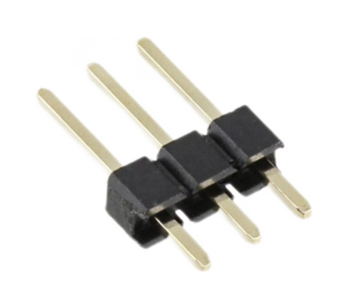 Pack of 4 61300311121  Connector Header Through Hole 3 position 0.100" (2.54mm)
