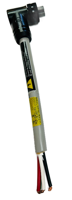 1300630182   Conn QC 4-POL Female 90 Degree 30CM #10/4 Gray PVC Cable, CAT# C04101A48C300