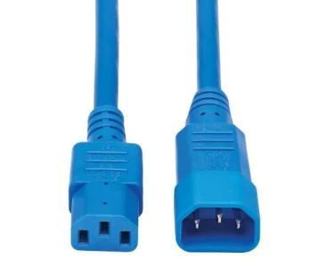 P004-006-ABL   Cable 6.00' (1.83m) Power Cord Blue IEC 320-C14 To IEC 320-C13 SJT : RoHS