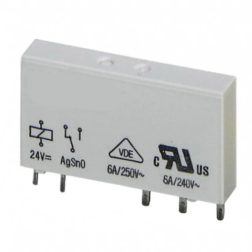 2961105 Electromechanical Relay 24VDC 3.39KOhm 6A SPDT 28mm 5mm 15mm PlugIn Miniature Relay REL-MR-24DC/21