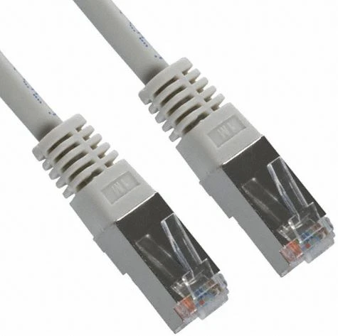 A-MCSP-80050 Cable Modular Plug to Plug 8p8c (RJ45, Ethernet) 16.40' (5.00m) Shielded : RoHS