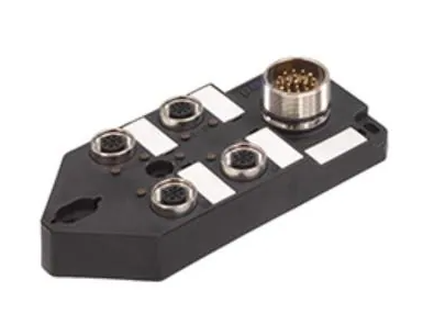 1202480051 Circular Metric Connectors MPIS M12 JunBx TpMnt 4P/4PT M23 BK SNGL, BTB805P-FBW-15