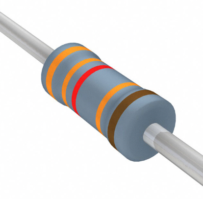 Pack of 5 MFR-25FBF52-332K Resistor 332 kOhms ±1% 0.25W, 1/4W Through Hole Resistor Axial Metal Film