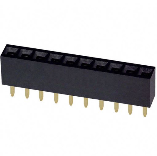 Pack of 3 PPPC101LFBN-RC 10 Position Header Connector 0.100" (2.54mm) Through Hole Gold : RoHS