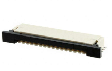 Pack of 4 1-84952-5 Connector 15 Position FPC Connector Contacts, Bottom 0.039" (1.00mm) Surface Mount, Right Angle :RoHS, Cut Tape