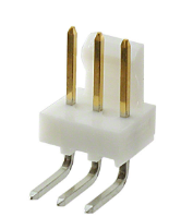 22-12-2034 Connector Header Through Hole, Right Angle 3 position 0.100" (2.54mm)