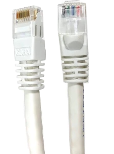 E305668 Cable, category 6 patch cord UTP E305668, Copper white