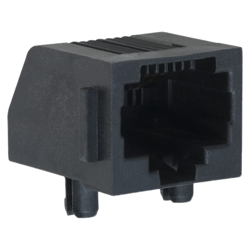 5555248-1 Connector RJ-45 F 8 POS 1.02mm Solder RA SMD 8 Terminal 1 Port Cat 3