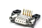 Pack of 2 DEPV09S565TLF CONN D-SUB RCPT 9POS R/A SLDR :RoHS
