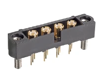 M80-MV312M3-04 Connector Header Through Hole 4 (Coax) position 0.157" (4.00mm) :RoHS, Tube