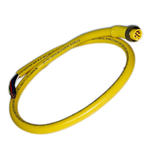 1300061673 Sensor Cables, Actuator Cables MC 6P MP 3' 16/6 PVC SS, 106002A01F0301, RoHS, D/C 2017