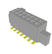 Pack of 4 SFC-107-T2-F-D CONN RCPT 14POS 0.05 GOLD SMD :RoHS, Tube
