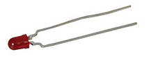 Pack of 10 LTL-4221N-1-001A Red Diffused LED T1 (3mm) 635nm 8.7mcd Formed Leads :RoHS, Cut Tape