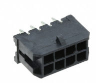 Pack of 4 0430450812 Connector Header Through Hole 8 position 0.118" (3.00mm) :RoHS
