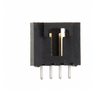 Pack of 3 0705430003 Connector Header Through Hole 4 position 0.100" (2.54mm) :RoHS