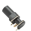 Pack of 2 73099-0 Banana Jack Connector Standard Banana Solder Black :RoHS
