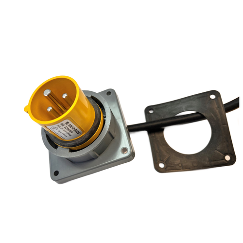 ME 320B4W Pin & Sleeve Watertight Inlet 20A 2P 3W 125Vac Type: 60294M : RoHS