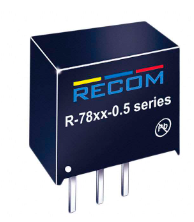 Pack of 2 R-786.5-0.5 DC DC Converter 1 Output 6.5V 500mA 8V - 32V Input :RoHS, Tube